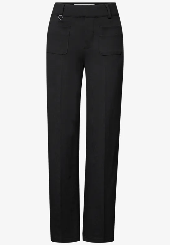 Straight Leg Hose Black
