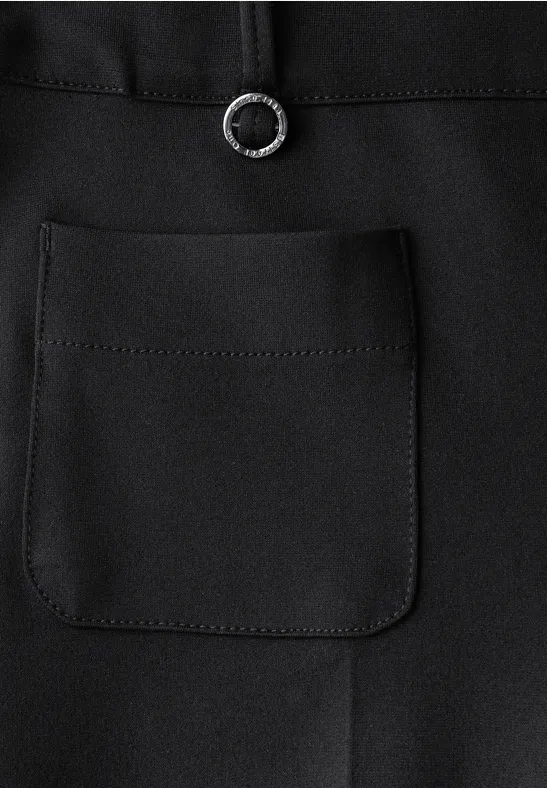 Straight Leg Hose Black