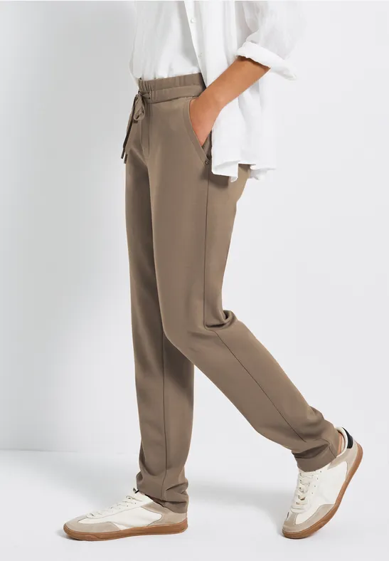 Loose Fit broek bark brown