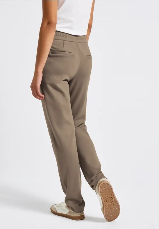 Loose Fit broek bark brown