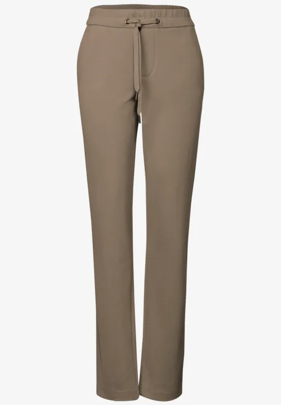Loose Fit broek bark brown