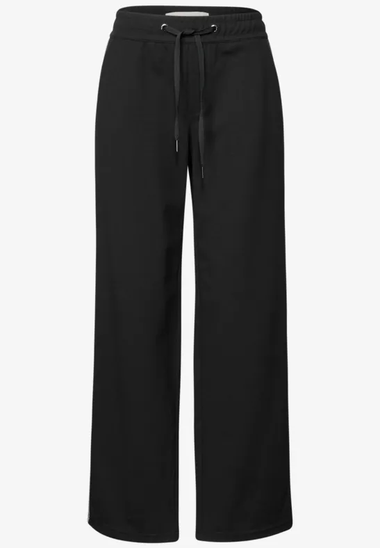 Broek met galonstrepen Black