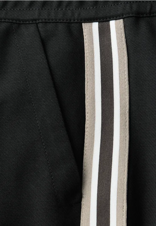 Broek met galonstrepen Black