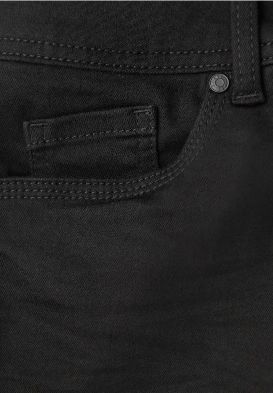 Bootcut jeans black clean washed