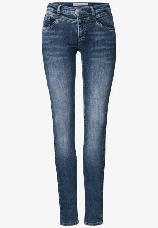 Jeans Slim Fit indigo heavy washed