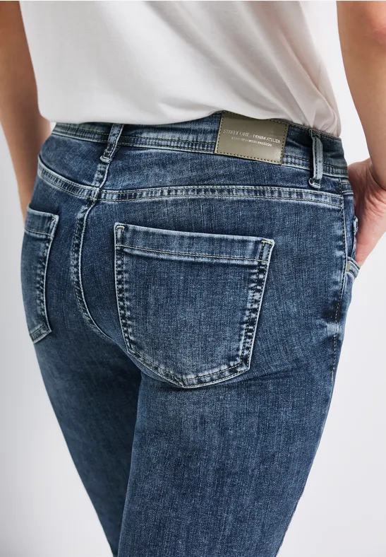Jeans Slim Fit indigo heavy washed
