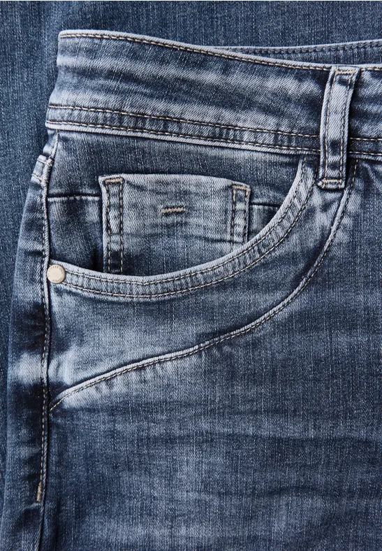 Loose Fit Jeans indigo heavy washed