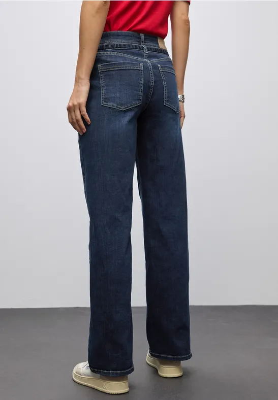 Wide Legs Jeans avec ceinture null
