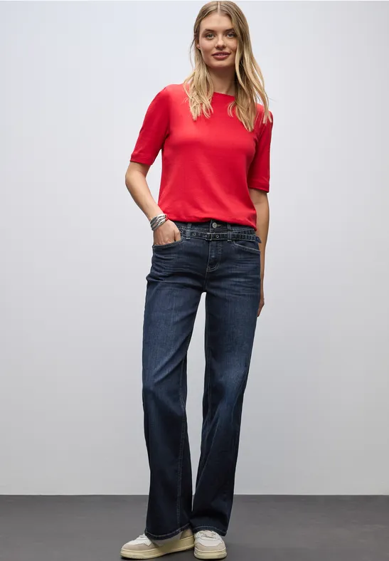 Wide Legs Jeans avec ceinture null