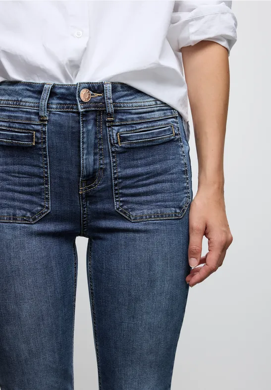 Bootcut Jeans Medium Blue Wash