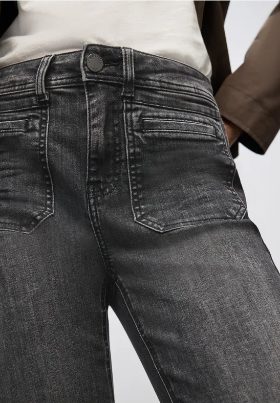 Bootcut Jeans Black washed