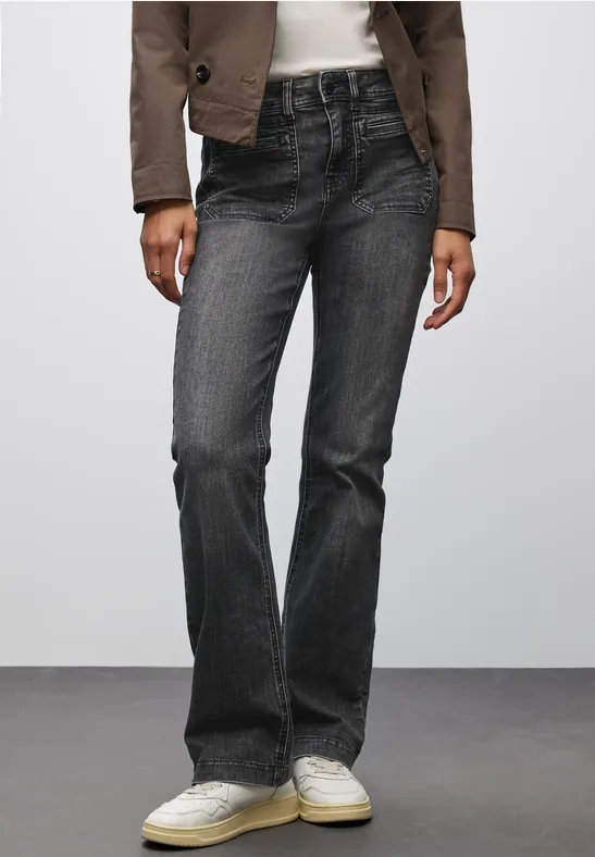 Bootcut Jeans Black washed