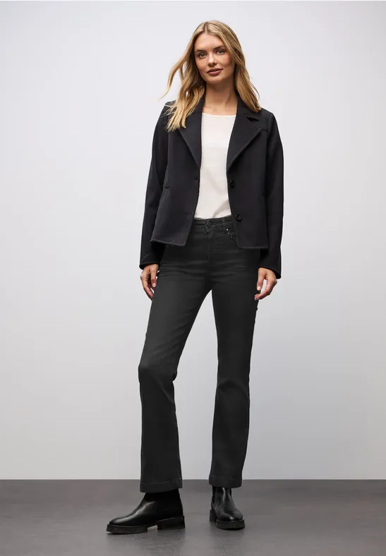 Jeans Bootcut avec rivets Black Washed