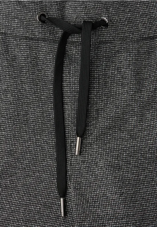 Cargo gemêleerde broek Black
