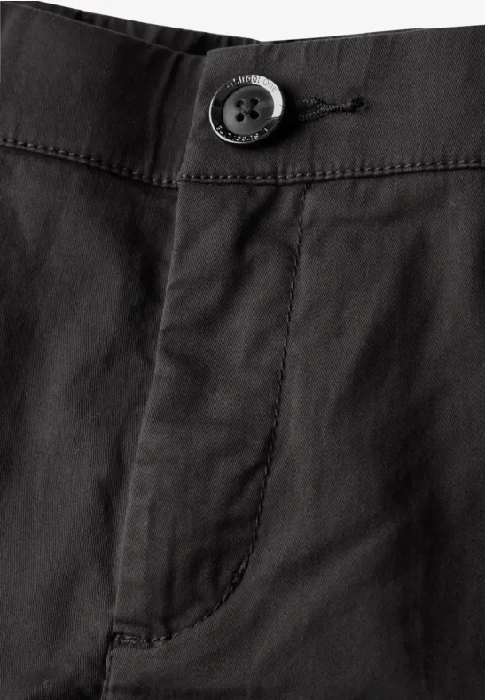 Twill chino broek granite grey