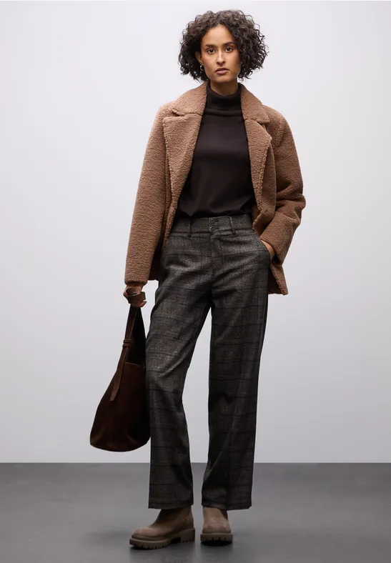 Pantalon à carreaux Straight Legs null