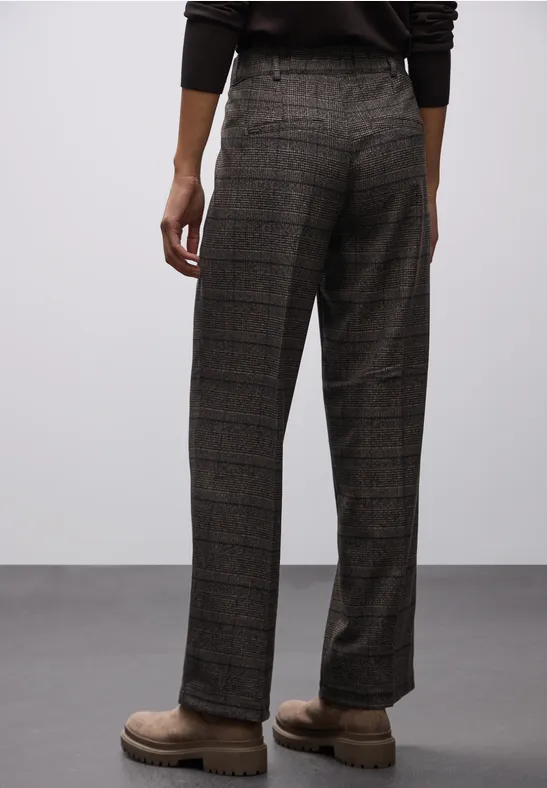 Pantalon à carreaux Straight Legs null