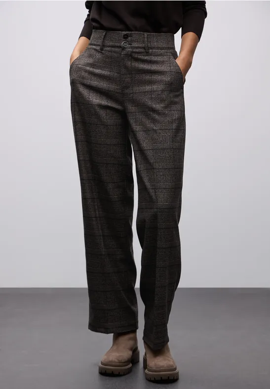 Pantalon à carreaux Straight Legs null
