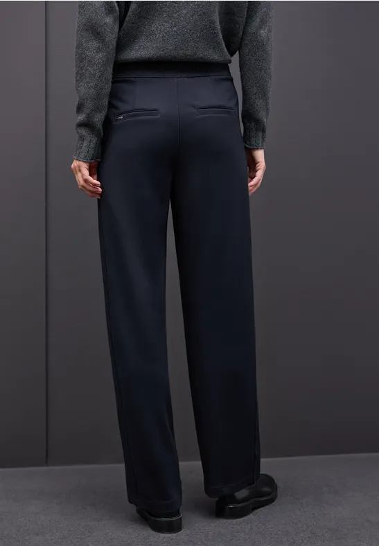 Pantalon Straight Legs avec détail deep blue
