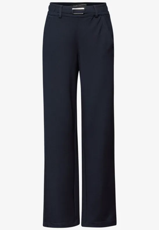 Pantalon Straight Legs avec détail deep blue