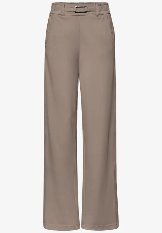 Pantalon Straight Legs avec détail bark brown