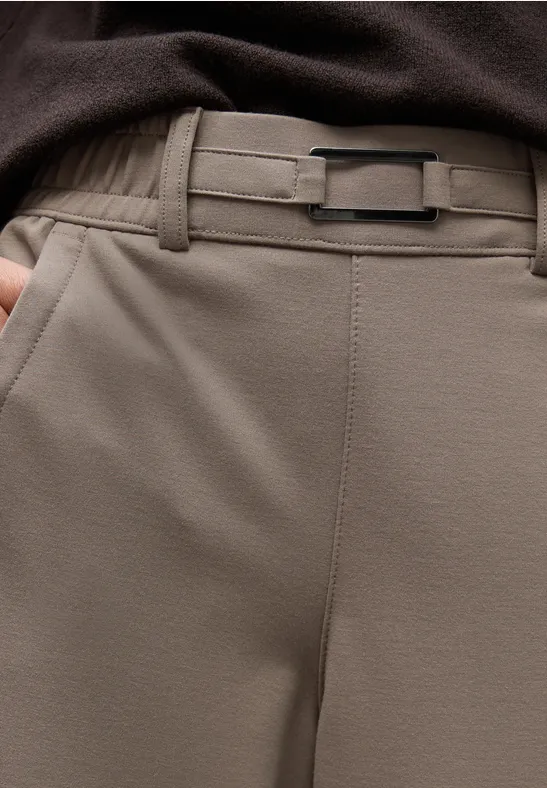 Pantalon Straight Legs avec détail bark brown