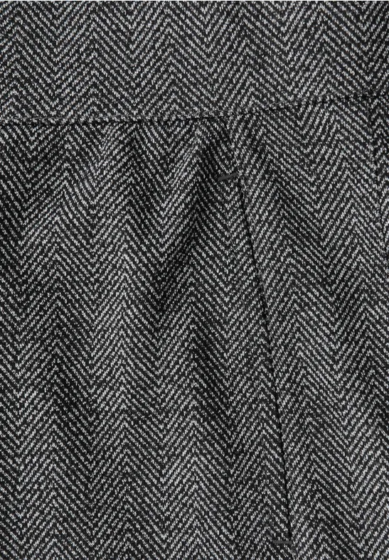 Błyszczące spodnie z szerokimi nogawkami Black