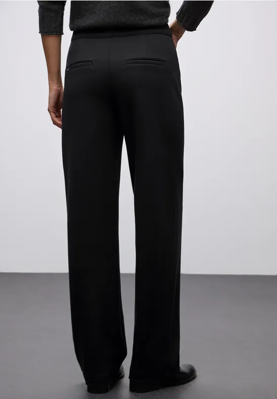 Pantalon avec détail de boucle Black