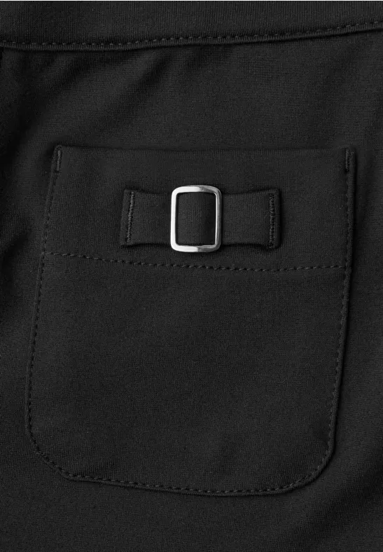 Pantalon avec détail de boucle Black