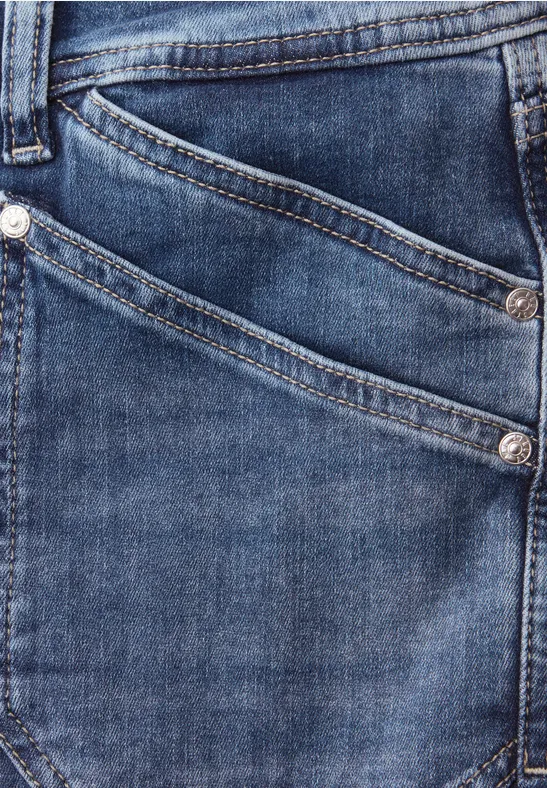 Jeans cargo Medium Blue Wash