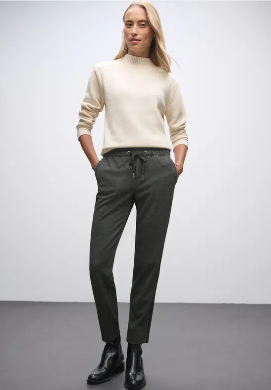 Pantalon à rayures de galons Black