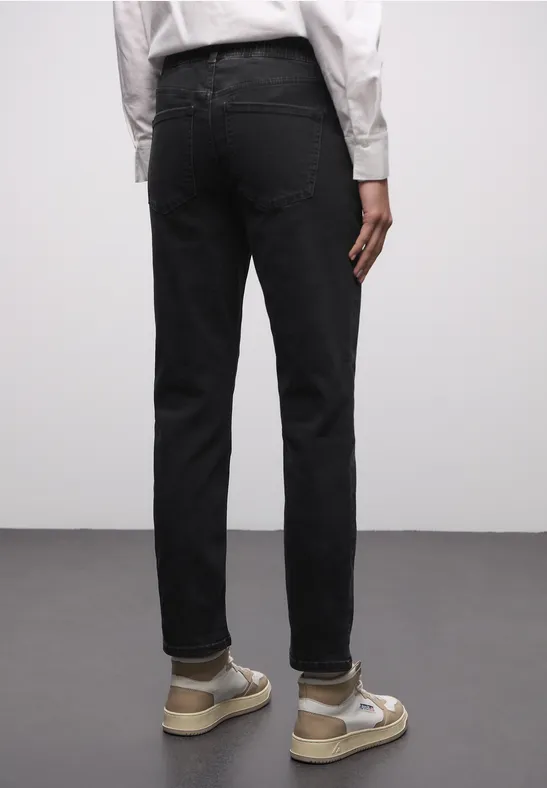 Loose Fit Jeans black washed