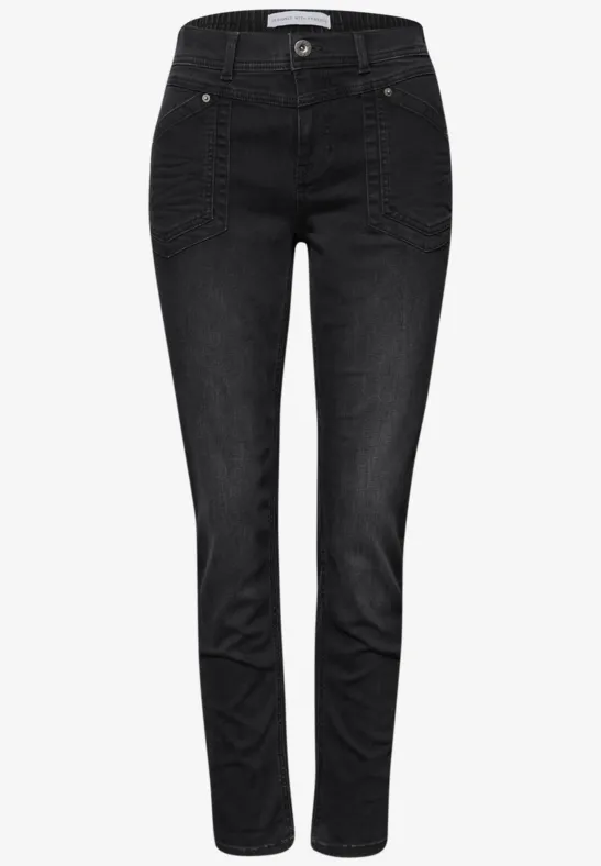 Loose Fit Jeans black washed