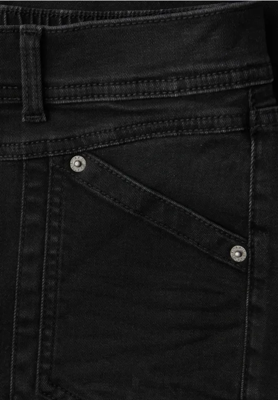 Loose Fit Jeans black washed