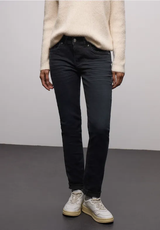 Casual Fit Jeans blue black soft wash