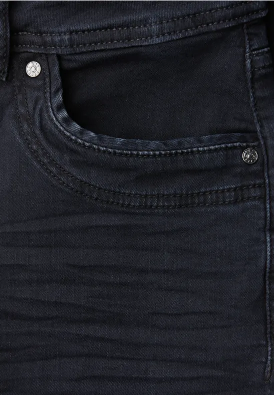 Casual Fit Jeans blue black soft wash