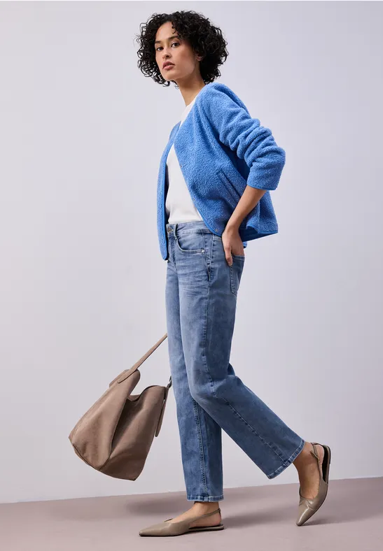 Jeans Straight Legs Light Blue Wash