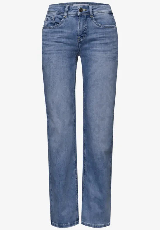 Jeans Straight Legs Light Blue Wash