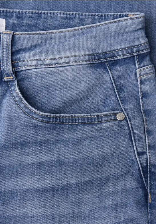 Jeans Straight Legs Light Blue Wash