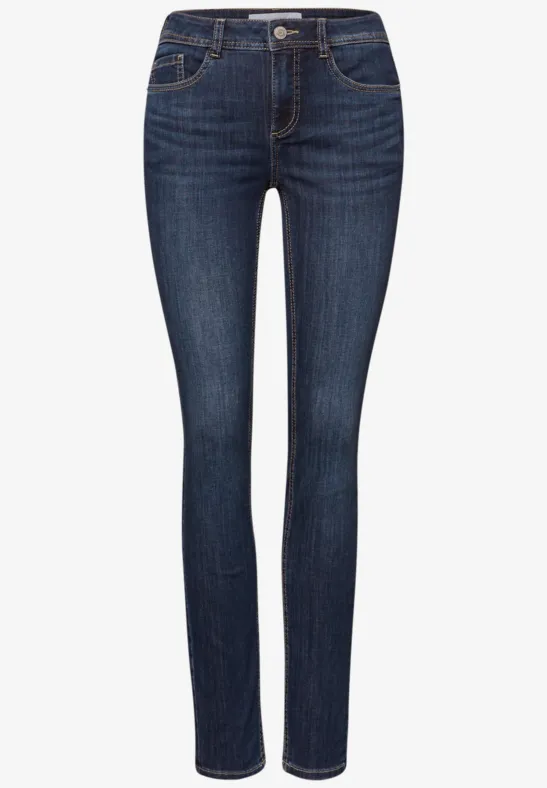 Slim Legs Jeans Dark Blue Wash
