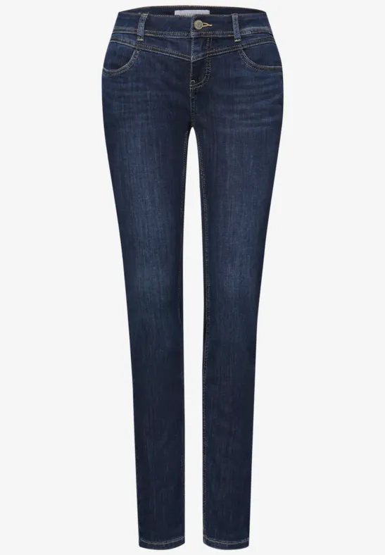 Slim Legs Jeans Dark Blue Wash