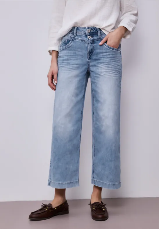 Wide Legs Jeans light blue wash