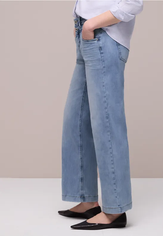 Wide Legs Jeans light blue wash
