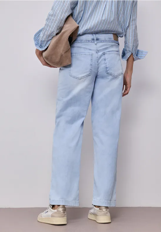 Wide Leg Jeans im Bleached-Look ultra bleached wash