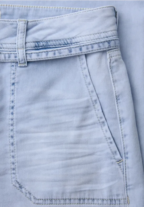 Wide Leg Jeans im Bleached-Look ultra bleached wash