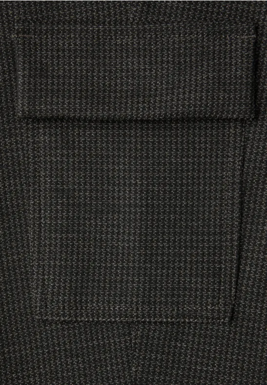 Houndstooth cargo broek rustic brown