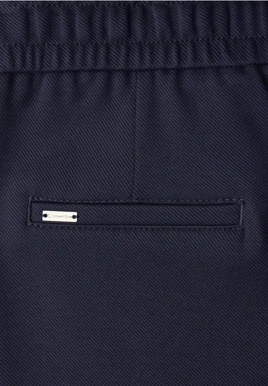 Straight Leg Hose mit Tape deep blue