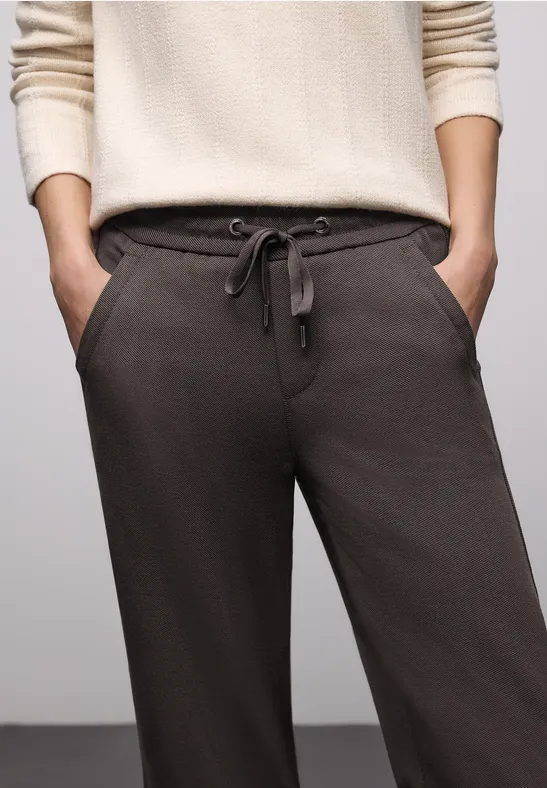 Pantalon Straight Legs avec ruban adhésif rustic brown