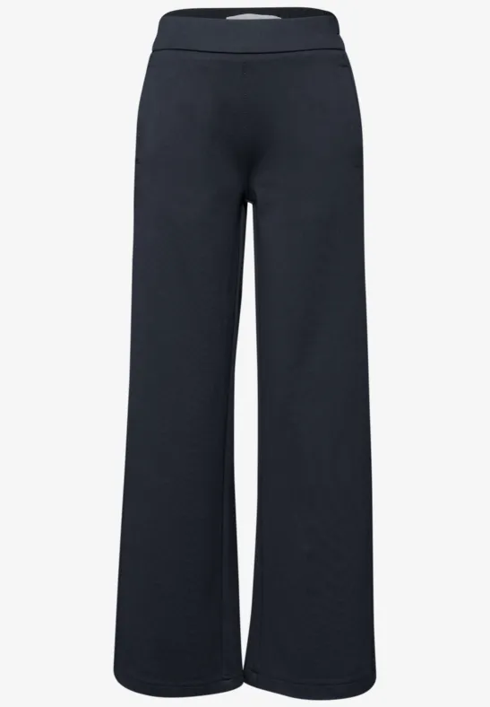 Wide Leg Hose shadowed navy