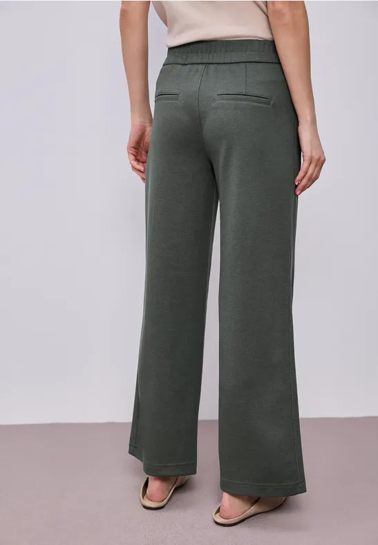 Wide Leg Hose cilantro green